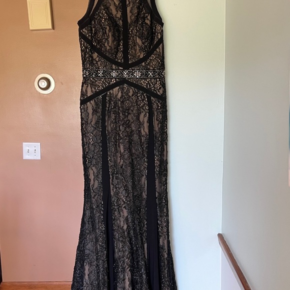 Black Lace Prom Dress